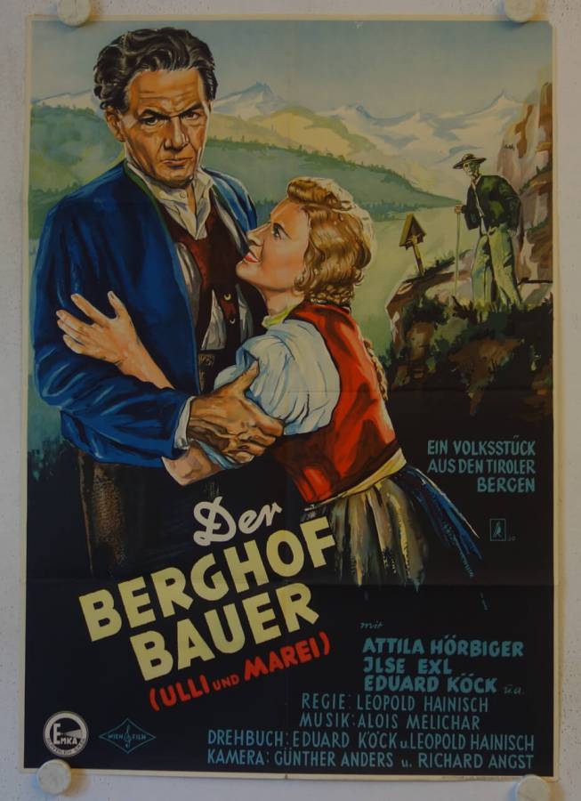 Der Berghofbauer original release german movie poster